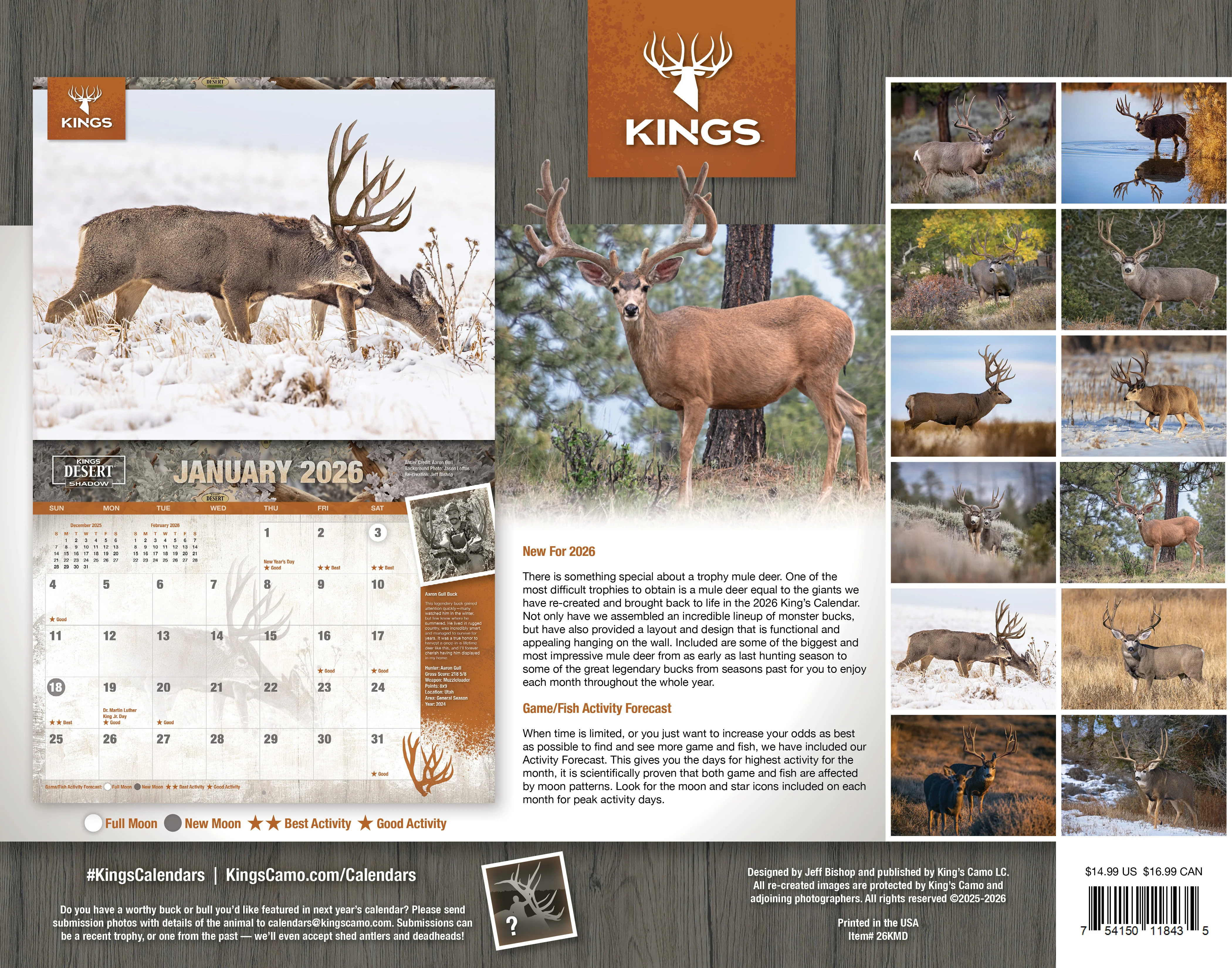 2026 Kings Mule Deer Calendar - Image 3